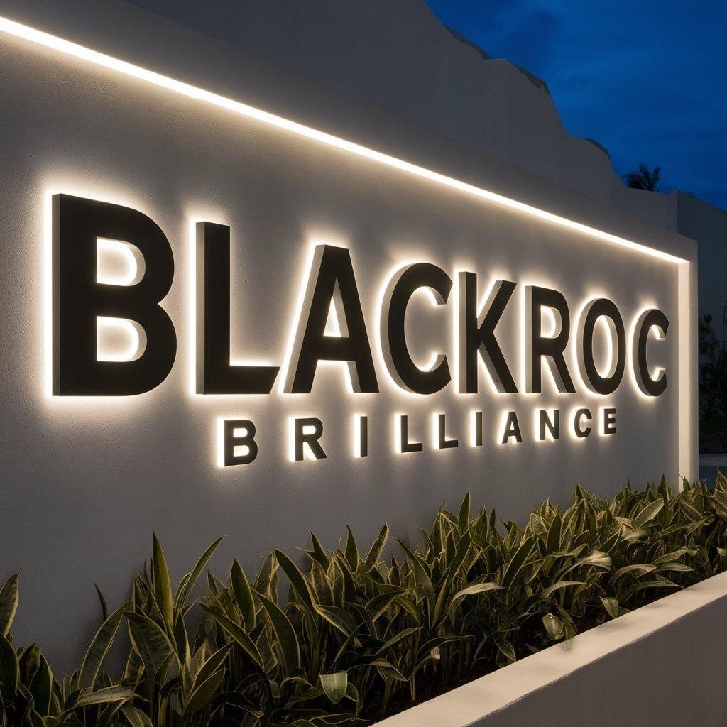 3D Aluminium Back Glow